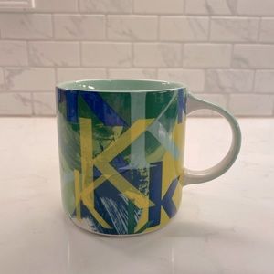 Anthropologie ‘K’ Initial Mug